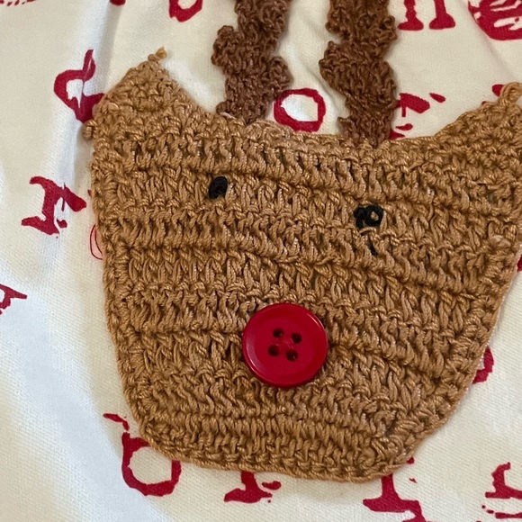 #20, Mudpie size 9-12 months Christmas onesie. NWT - Picture 3 of 4